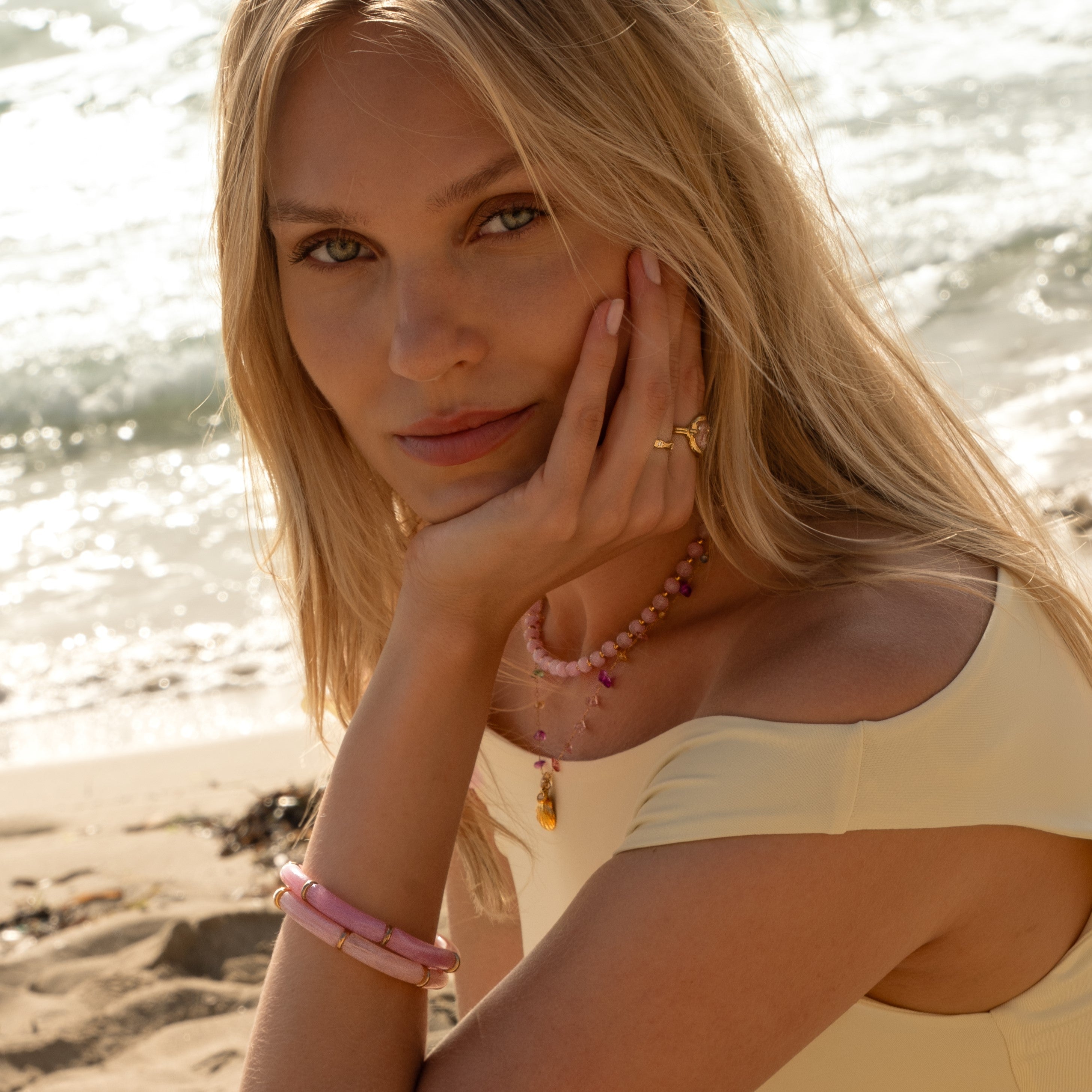 Bangle muse roze