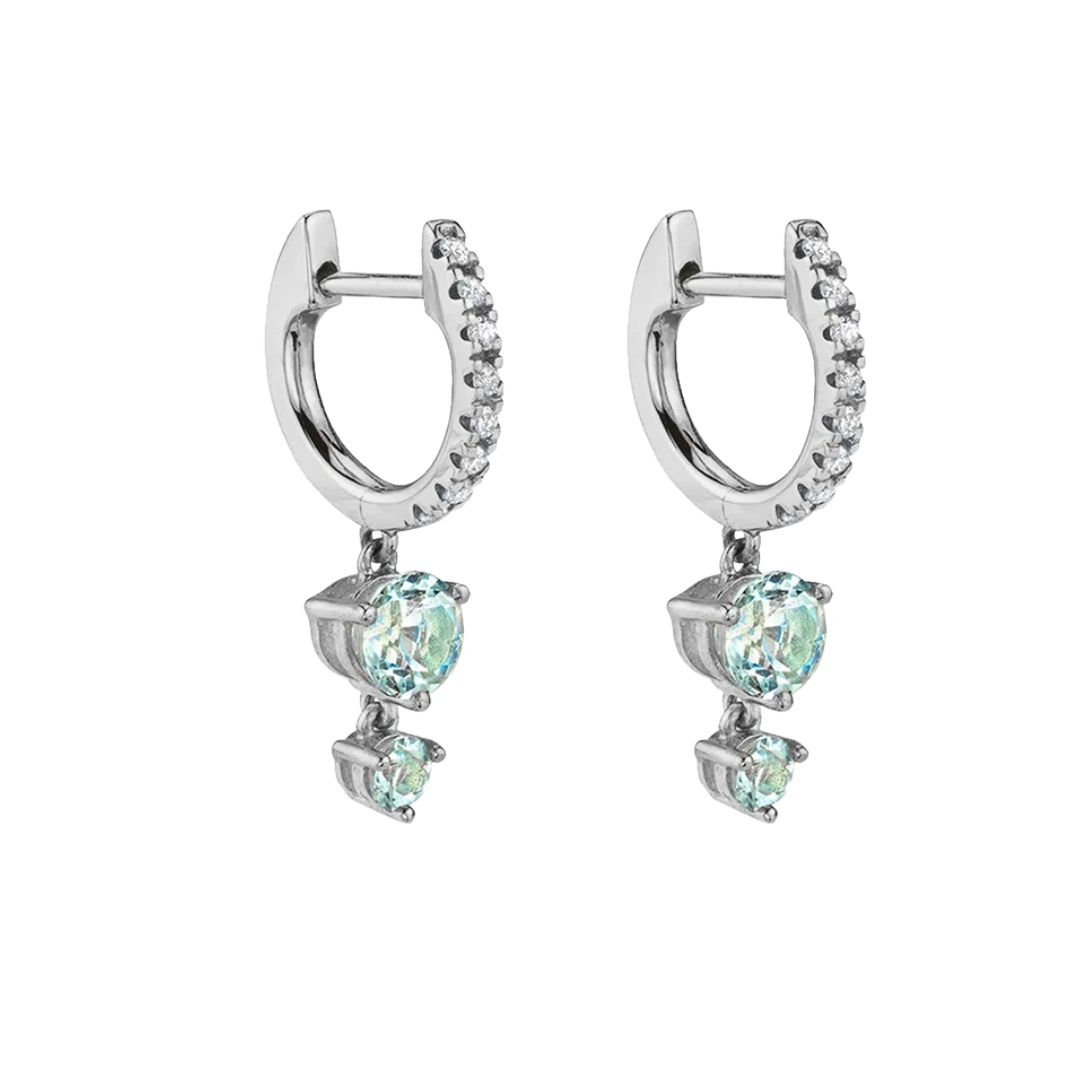 Marthe blue earrings