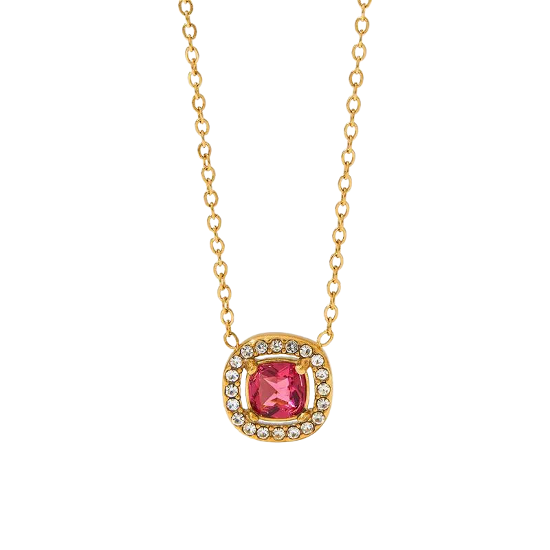 Necklace adelaide pink