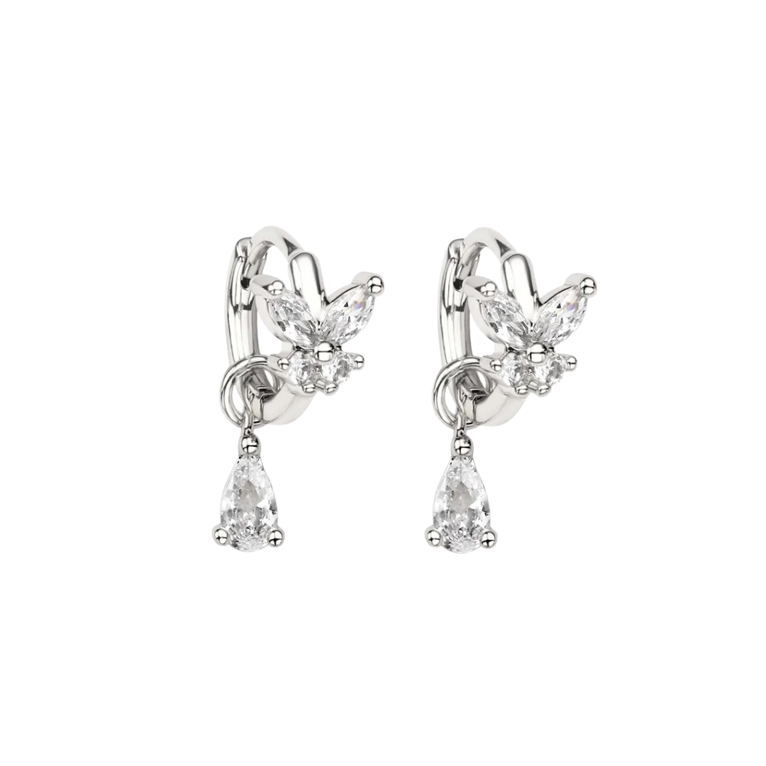 Earrings alina white