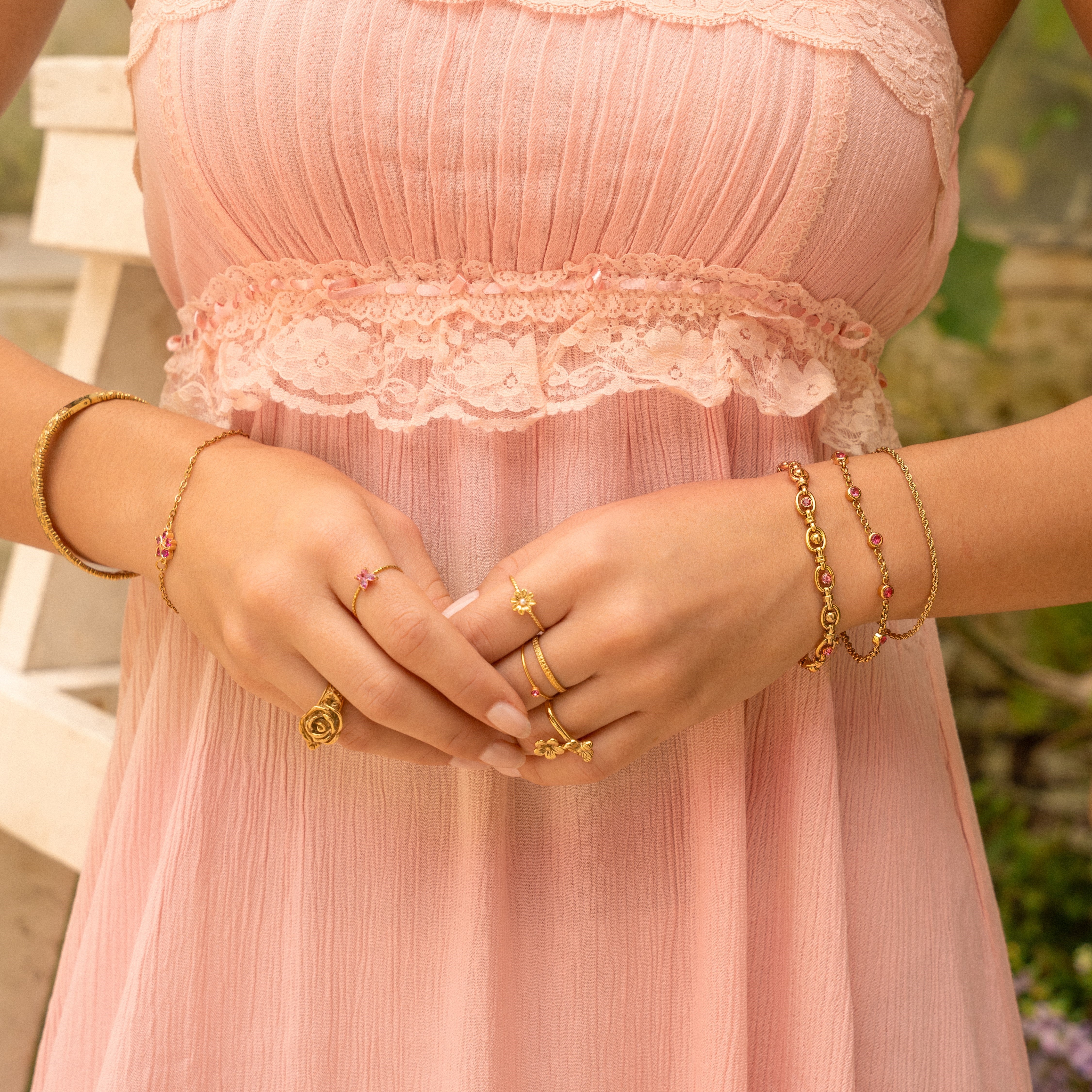 Bracelet Evelyn pink