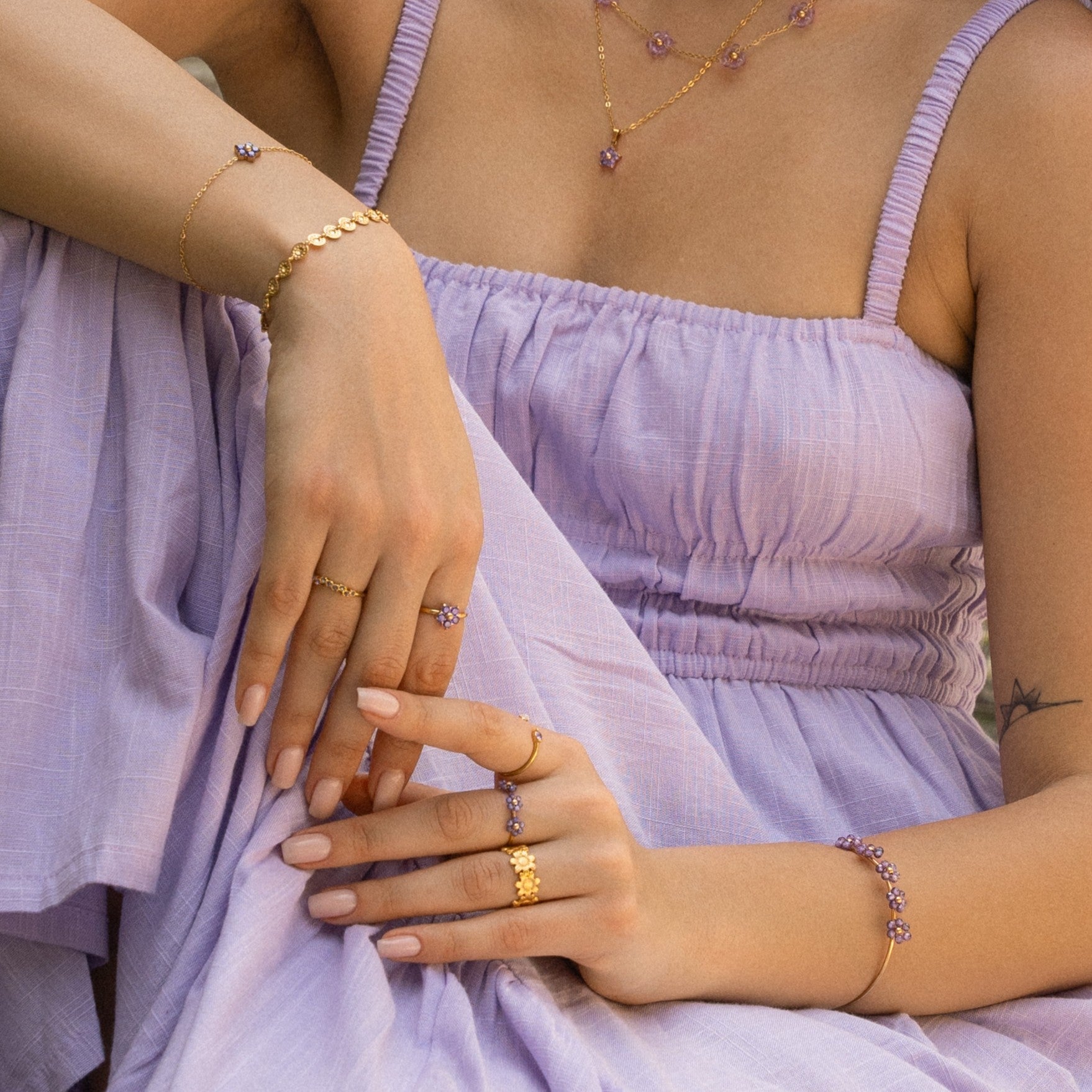 Bracelet tiny coins