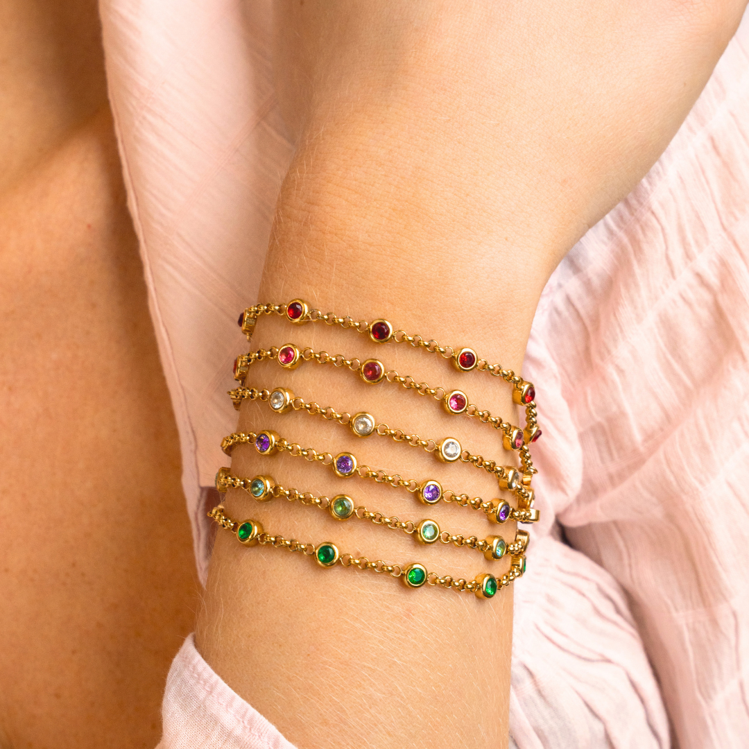 Bracelet Evelyn green