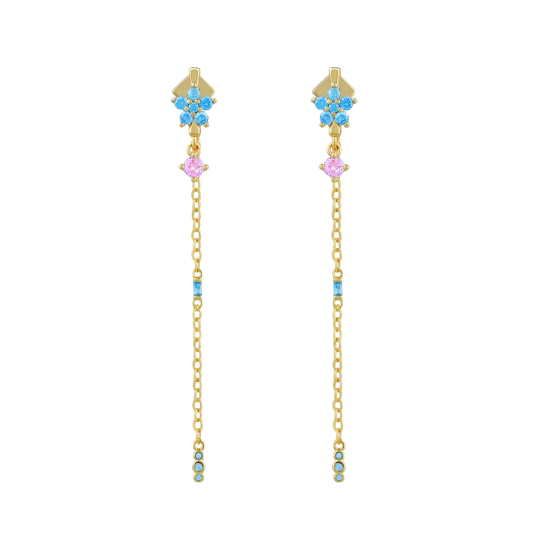 Oorbellen flower dream multicolor