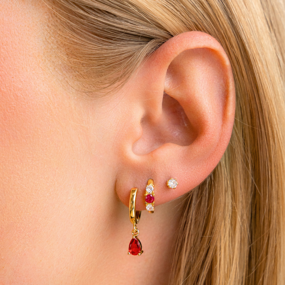 Jazmin hoops pink