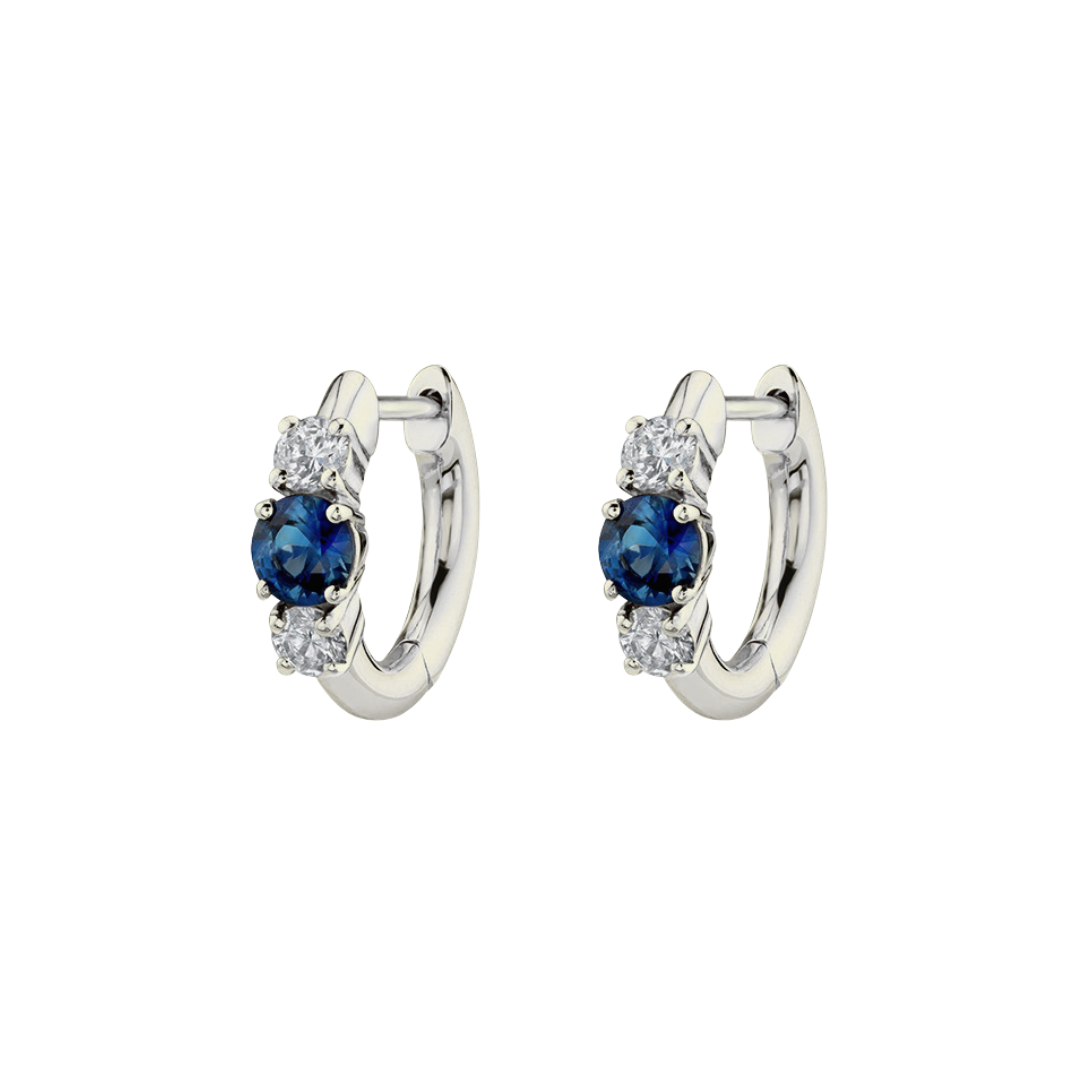 Jazmin hoops blue