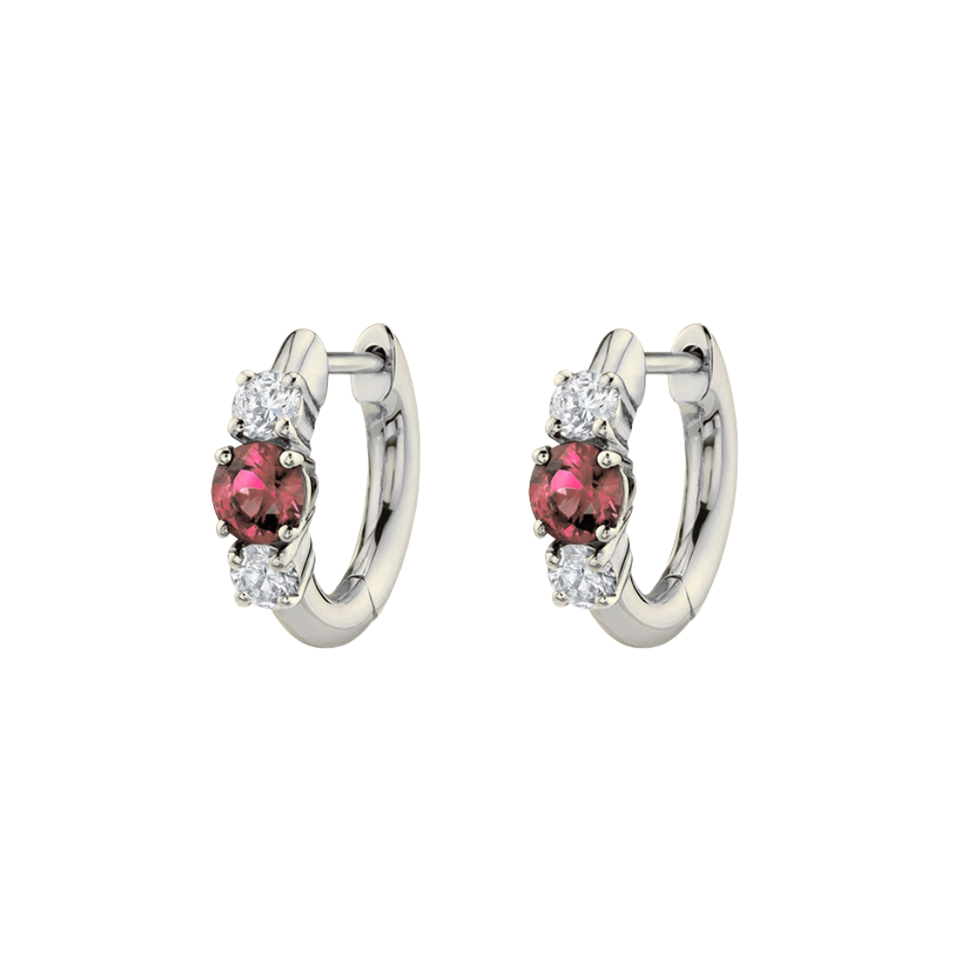 Jazmin hoops purple