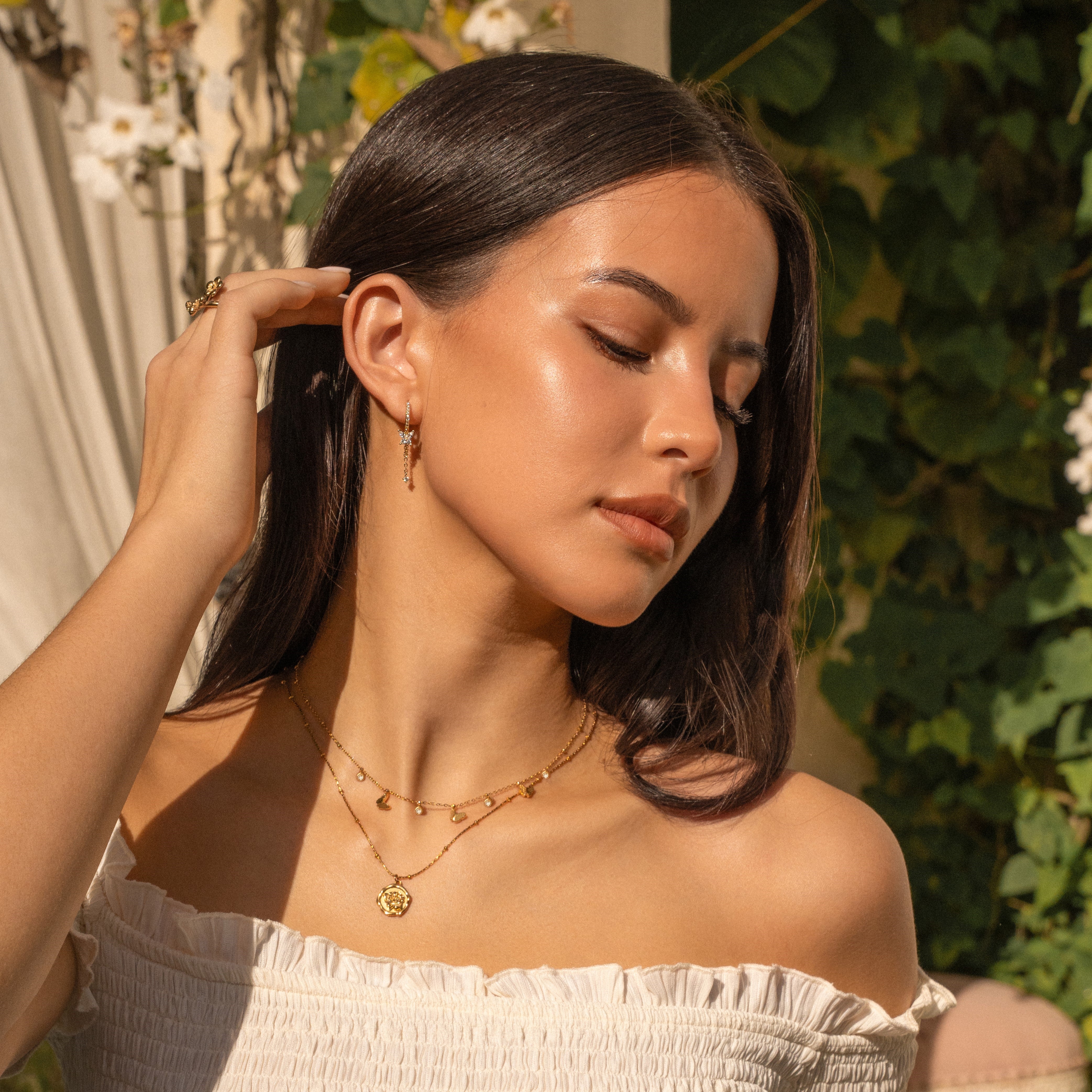 Ketting butterfly charms