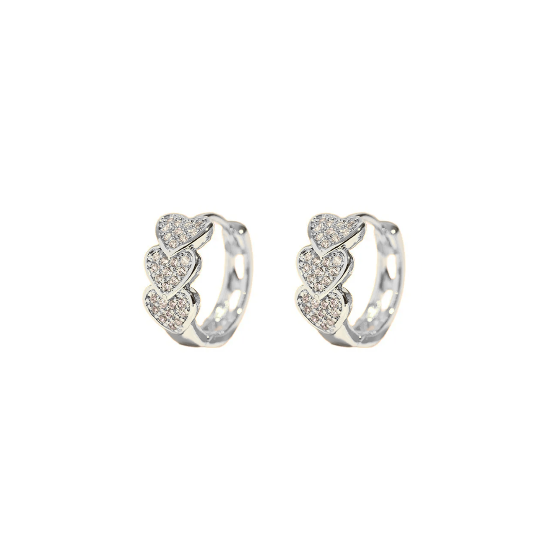 Lovely heart hoops