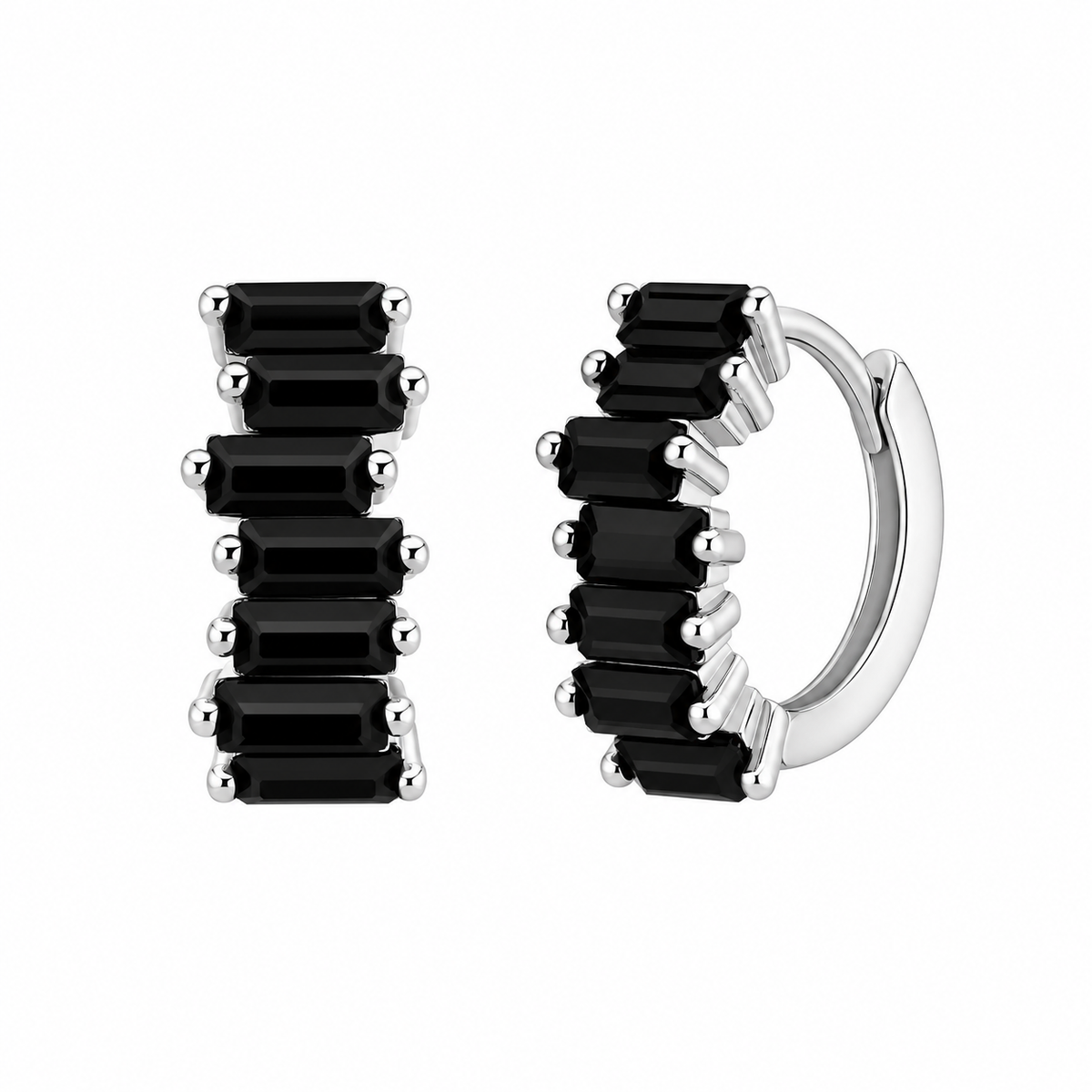 Lyra hoops zwart