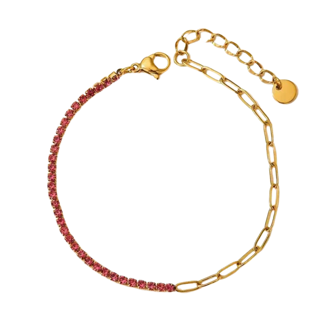 Armband natalia roze