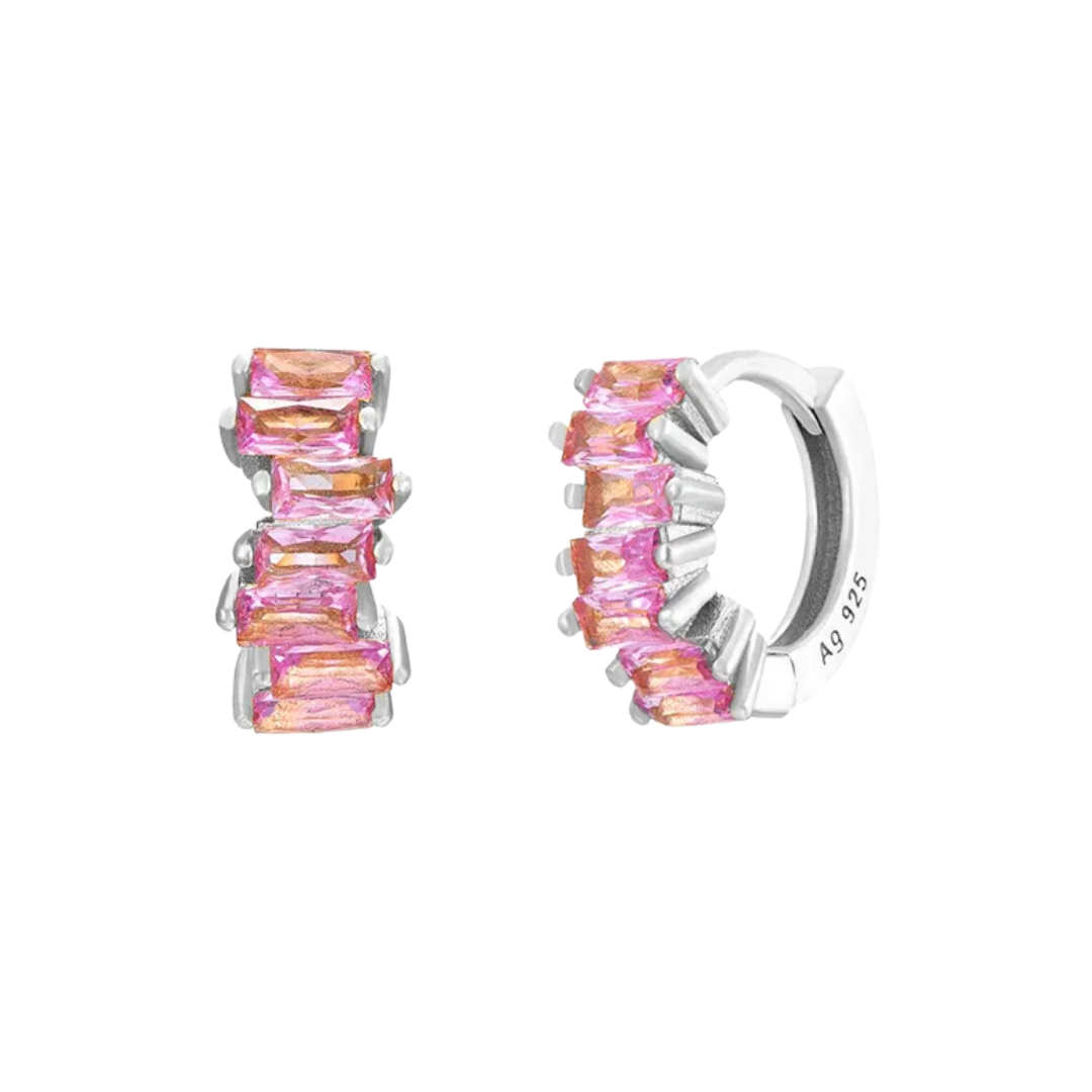 Lyra hoops fuchsia