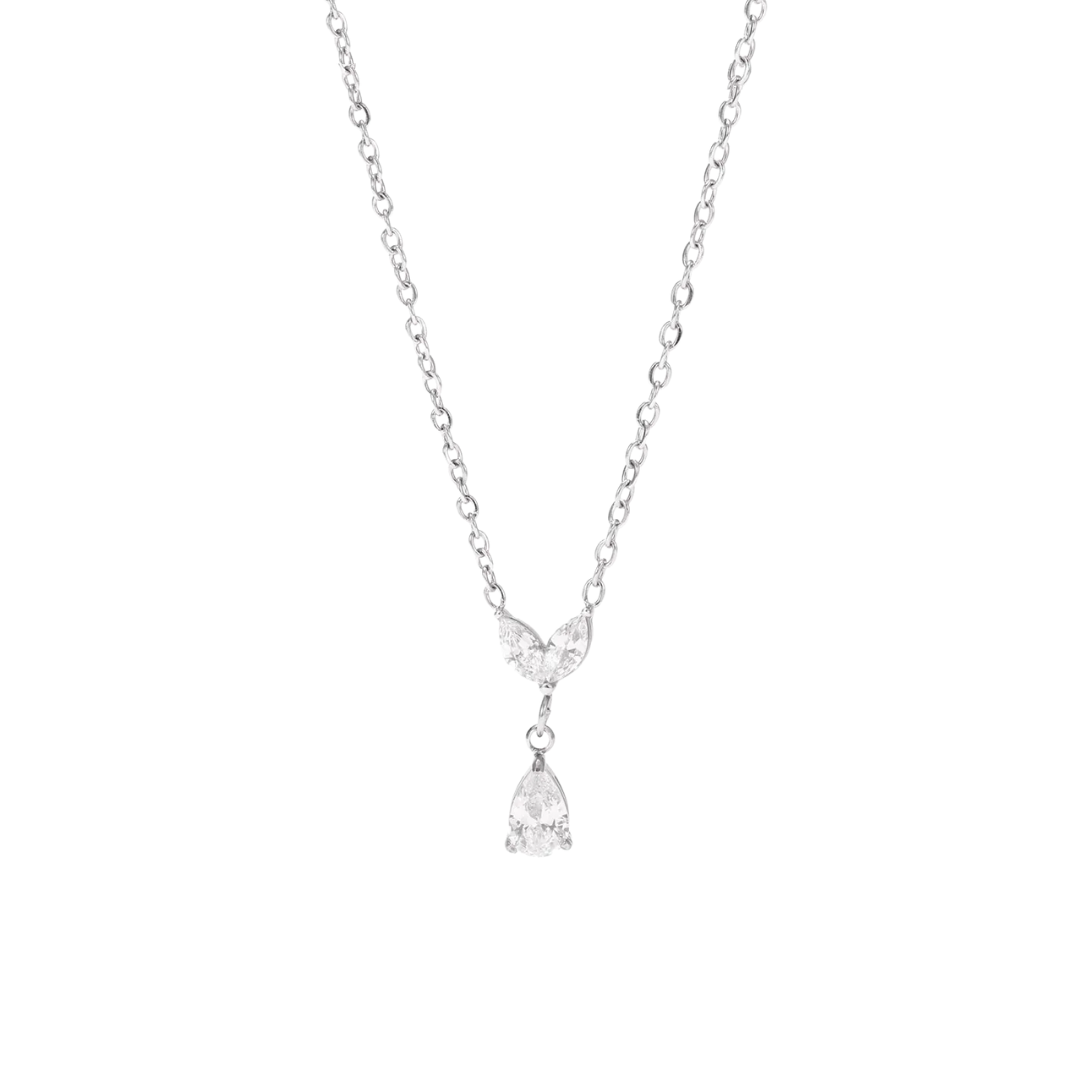 Crystal drop necklace