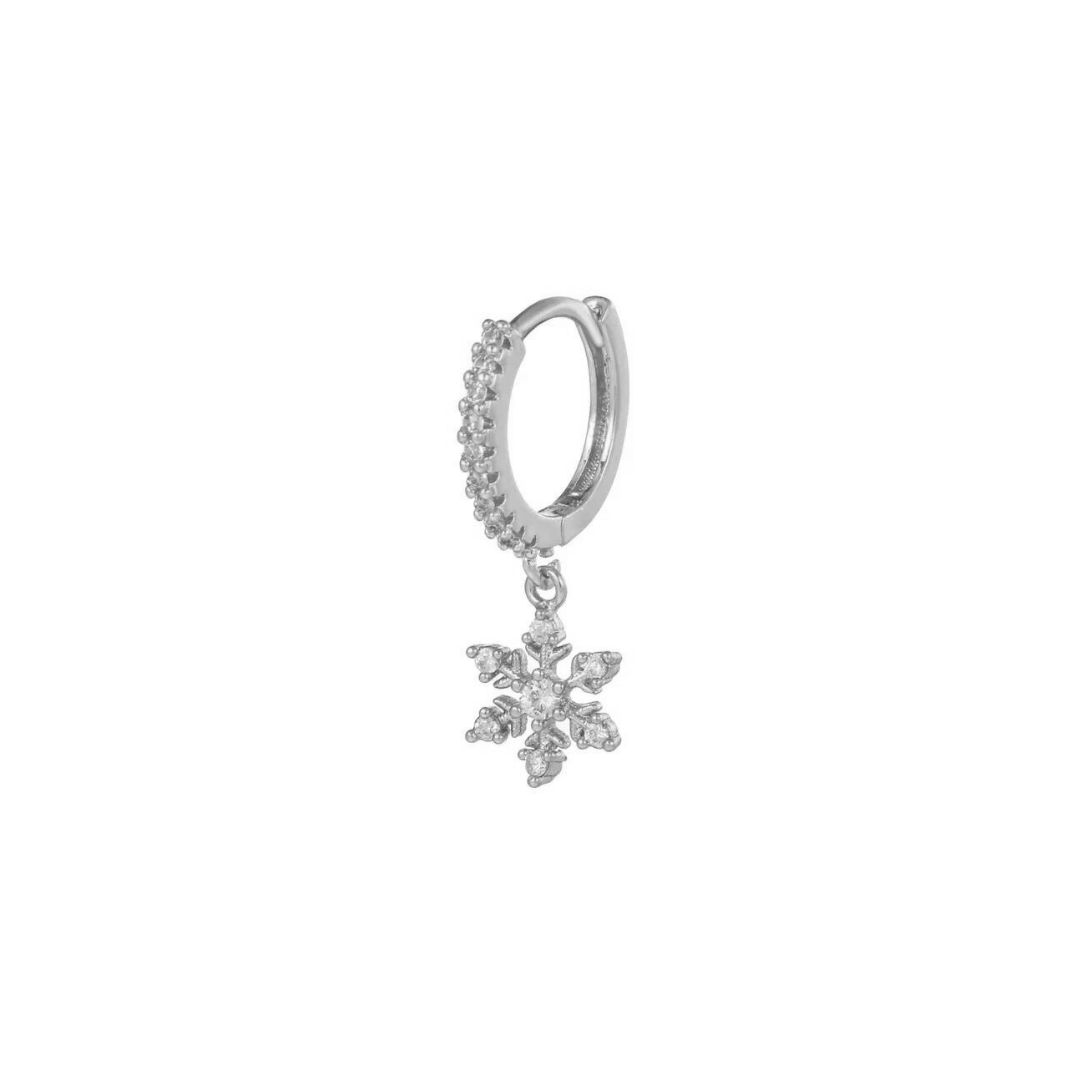 Oorbel snowflake