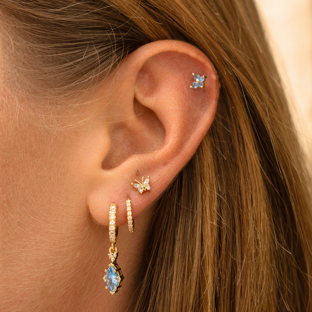 Sophia earrings light blue