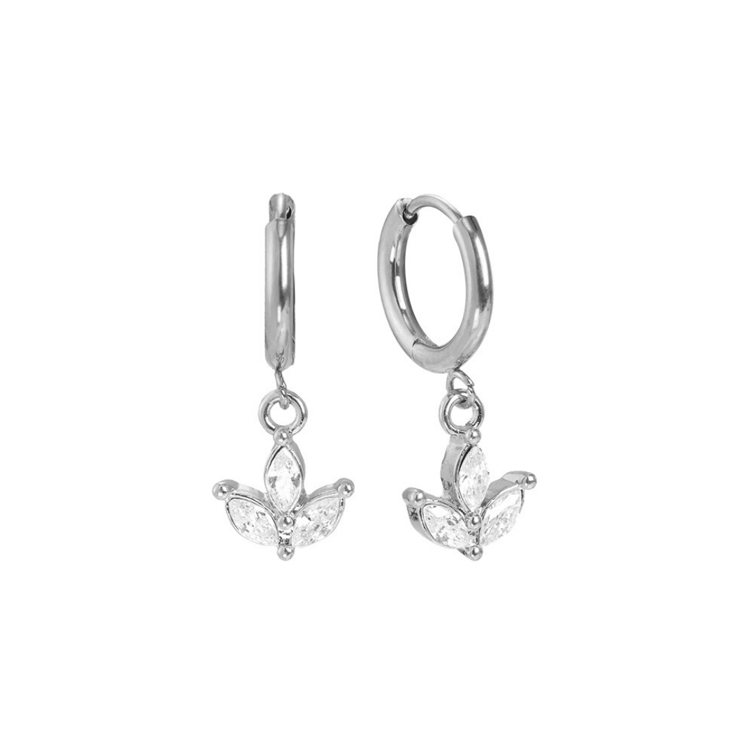 Earrings sylvie white