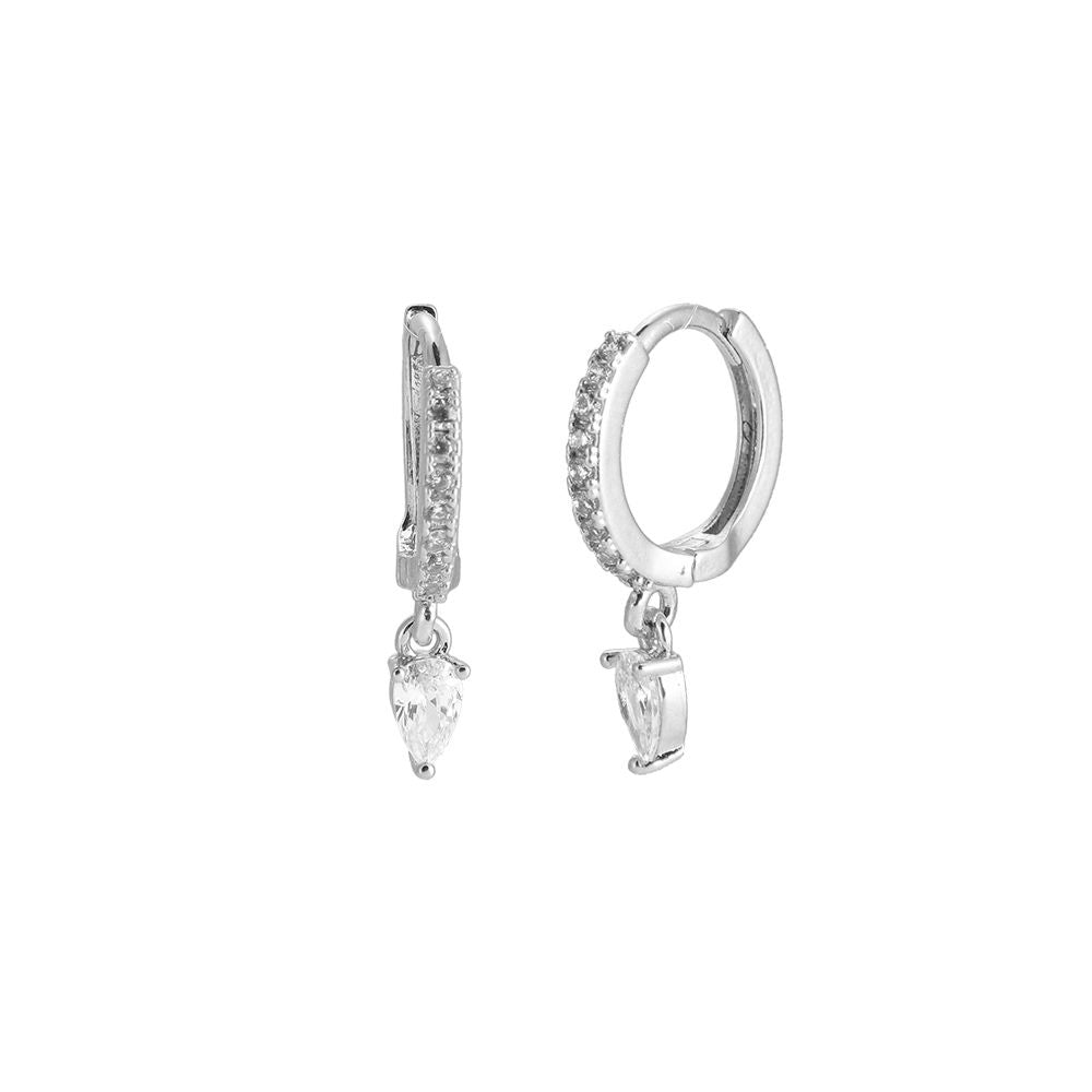 Earrings talia white