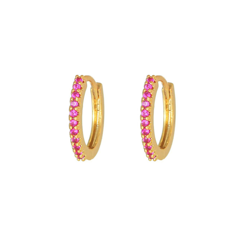 Shining hoops pink