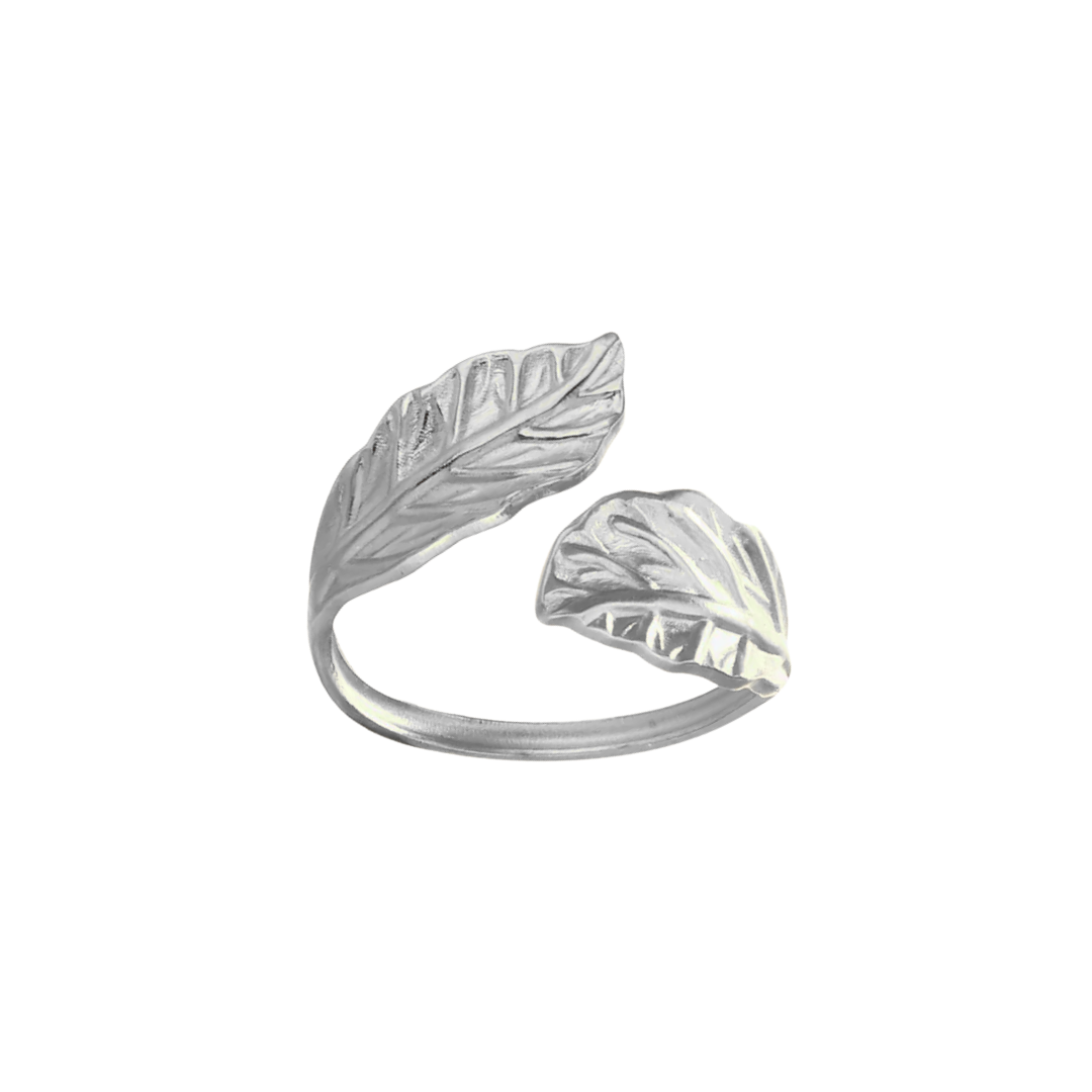 Ring hugging leaves